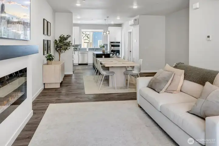 Large open concept living area