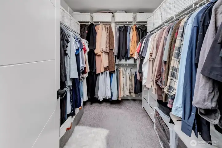 Large walk in closet