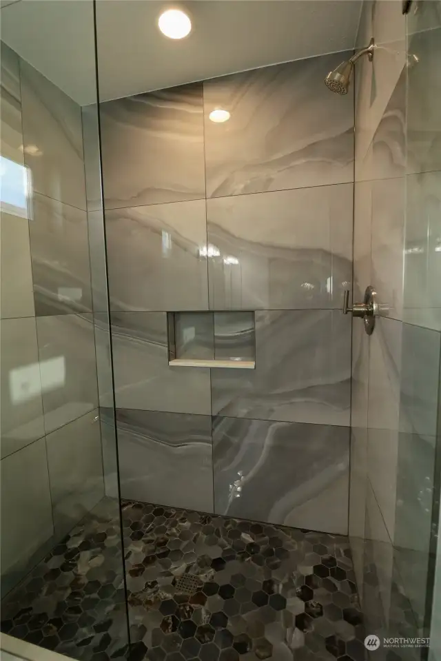 Amazing master shower.