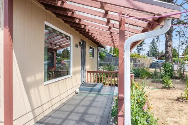 Front Door and Covered Front Porch