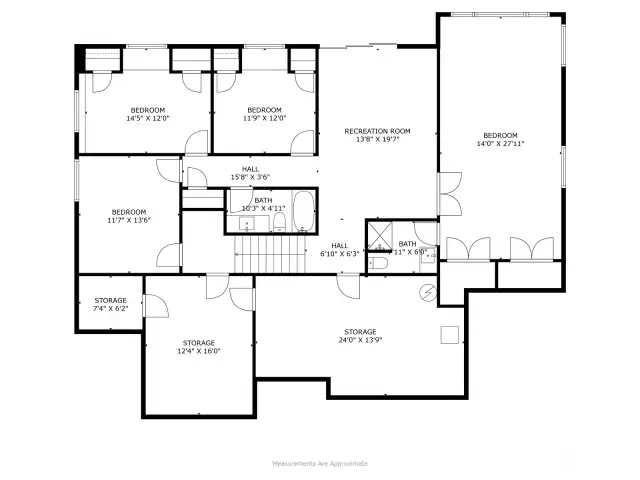 Lower floor plan