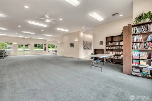 The Community Center is used for many social events and is a vibrant hub for social interaction and formal meetings.