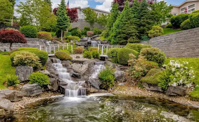 This is just one of the many water features you get to enjoy when you take a stroll in the community.