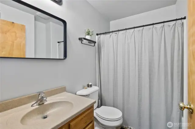 Full bathroom downstairs.
