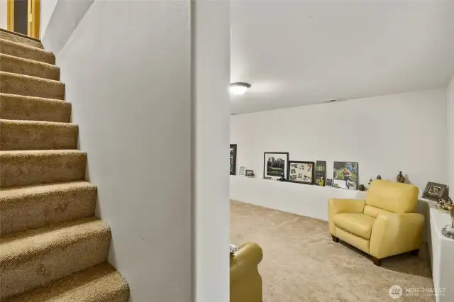 And now to show you the hidden bonus, a completely finished basement.