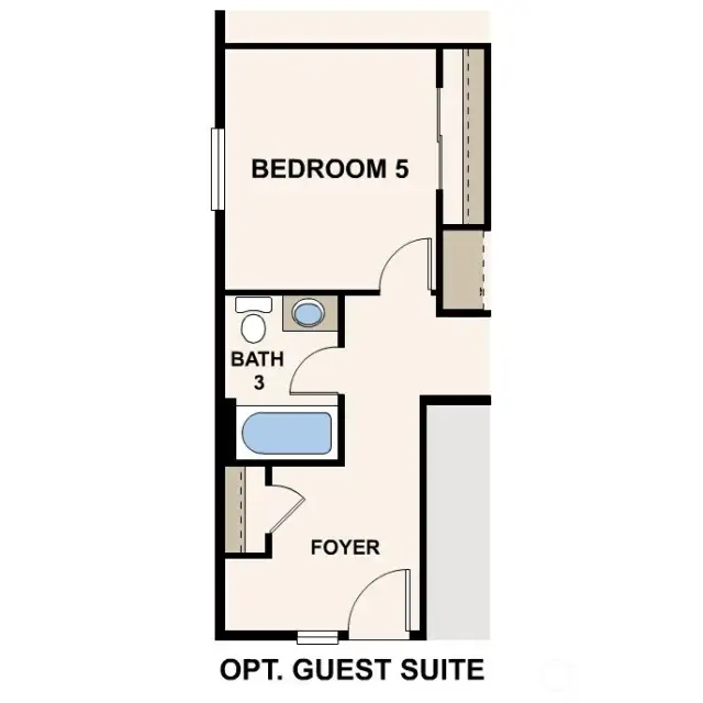 Main floor will have optional Guest Suite!