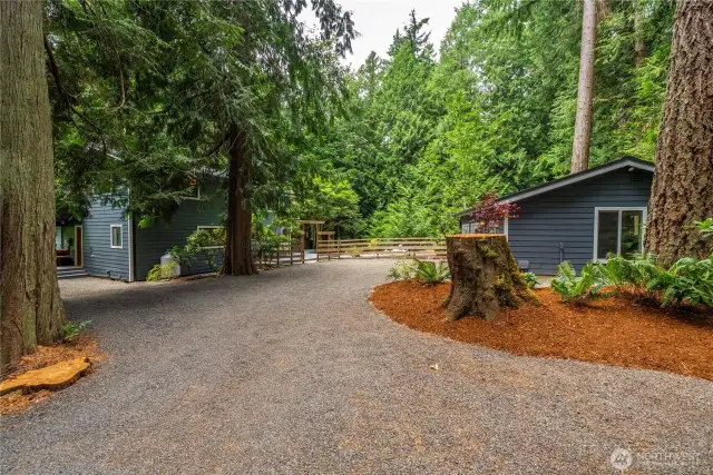 Plenty of parking at the property.