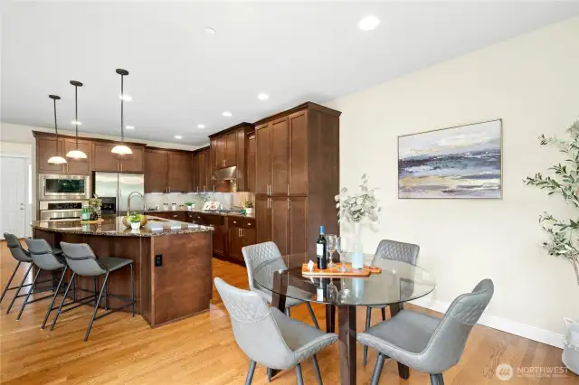 Nice and Spacious dinning area next to the Kitchen