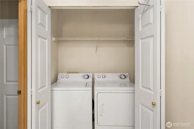 Washer and dryer stay with sale