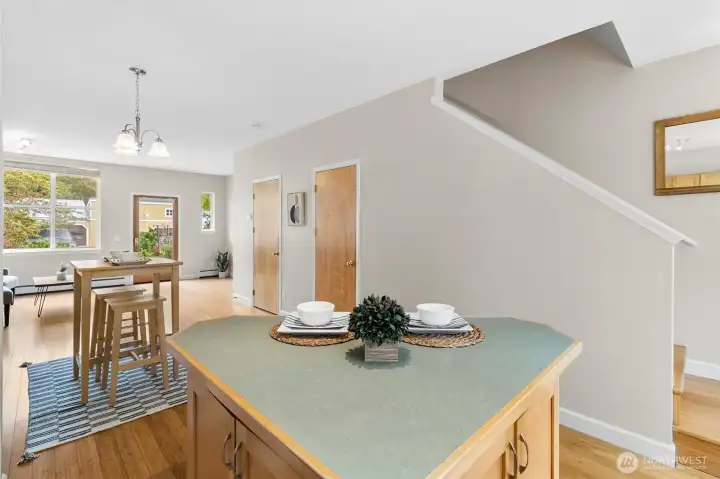 Kitchen to dining