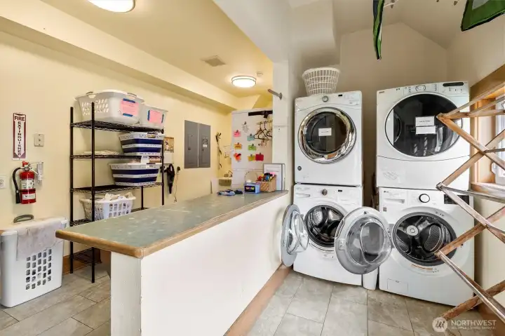 Common house laundry room