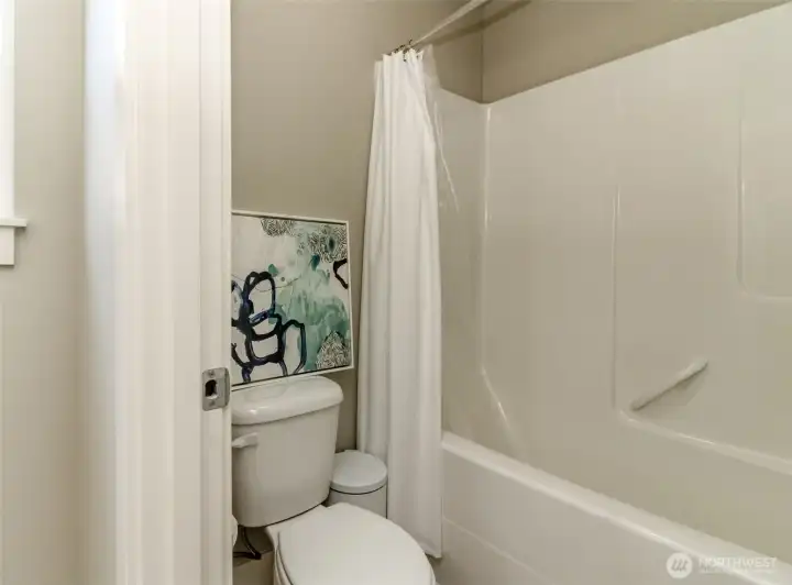 main bath second floor full tub & shower.