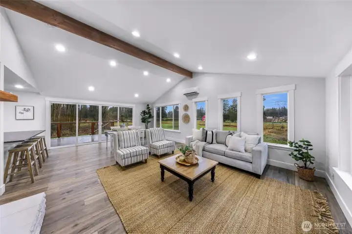 All main living areas have new Aqualogic Ultra luxury vinyl plank flooring