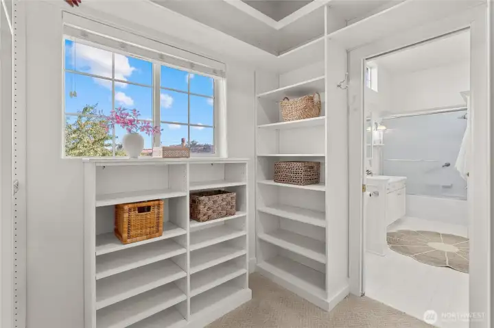 Walk in closet - Primary Bedroom