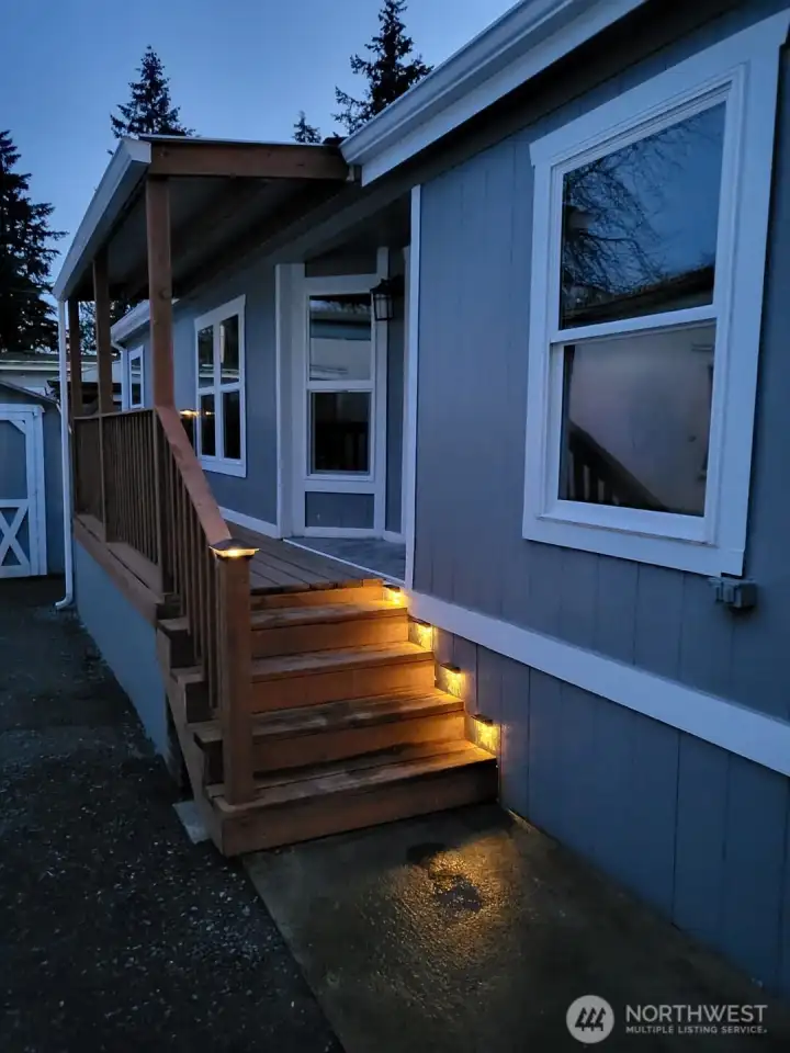Stairway Lighting - Back Porch / Primary Entrance