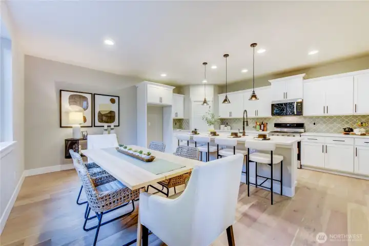 Kitchen & Dining photos of completed 2368 on Lot 8