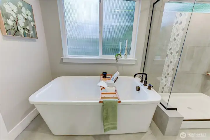 Primary Bathroom photos of completed 2368 on Lot 8