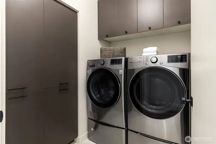 Who doesn't love the laundry right next to all the bedrooms?!?
