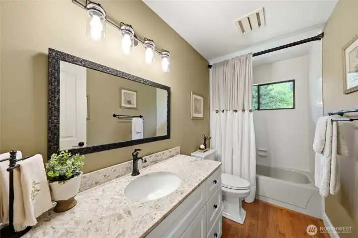 Full bathroom located on the main floor.