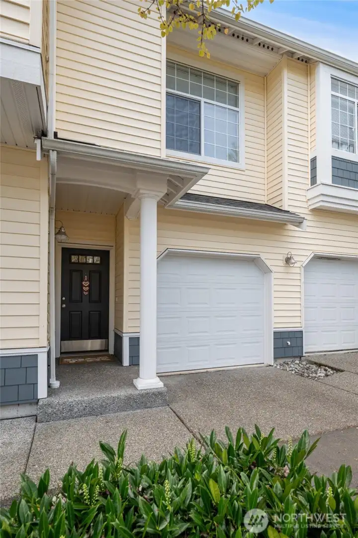 Entrance to unit
