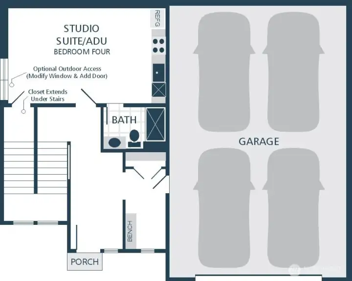 Photographs are for illustrative purposes only. Features, finishes, interior/exterior colors, landscaping and floorplan shown may vary from actual homes built