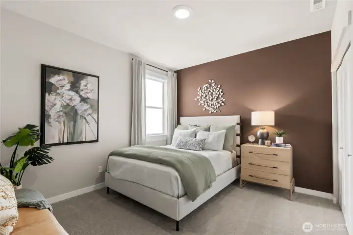 Main level guest bedroom or office is a generous size Main level guest bedroom or office is a generous size