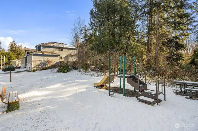 Community playground right next door.