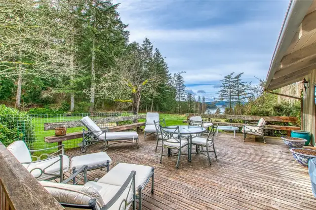 Large deck to enjoy the views.