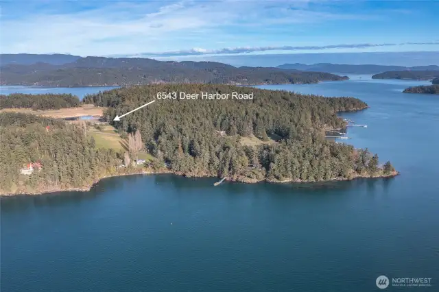 Located on the peninsula south of Deer Harbor Marina