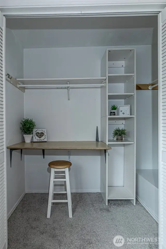 Use this for your office or turn it back into a spot for clothes!