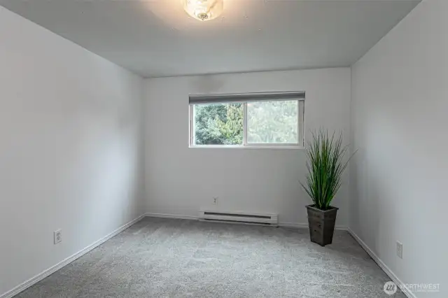 2nd bedroom upstairs with plenty of light.