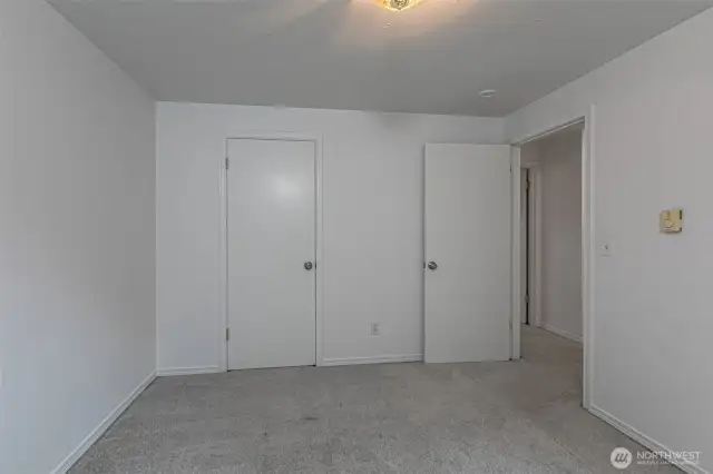 Another large closet behind that door.