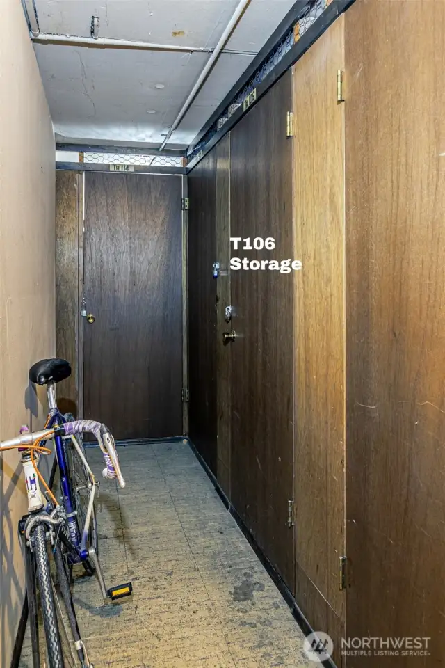 Unit also comes with its own secure storage unit.
