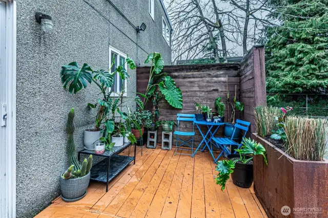 Lots of space to relax outside!