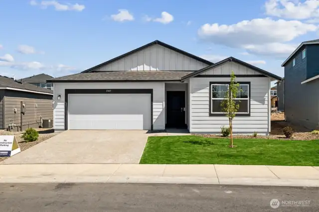 Cali elevation A - colors and materials vary - photo of another home.