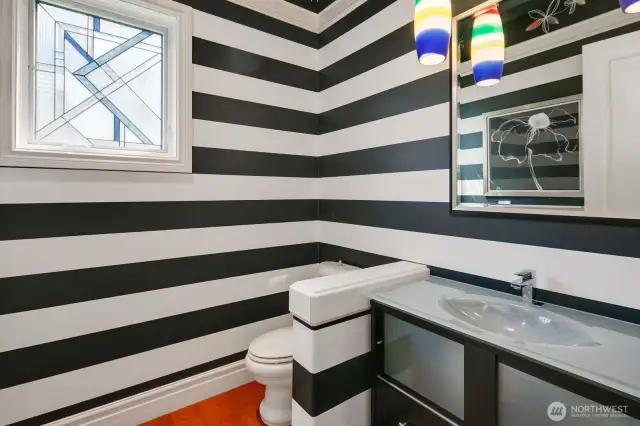 Main floor powder room