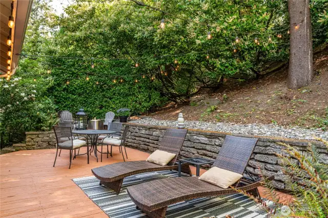 Deck off dining room