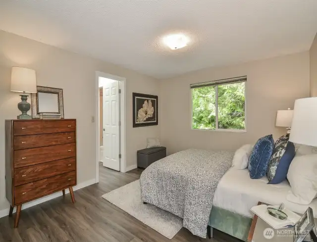 Primary bedroom with its own ensuite.