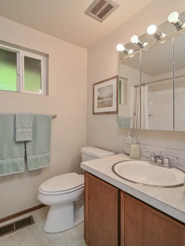 Primary ensuite is the only part of the home that could use a little updating.