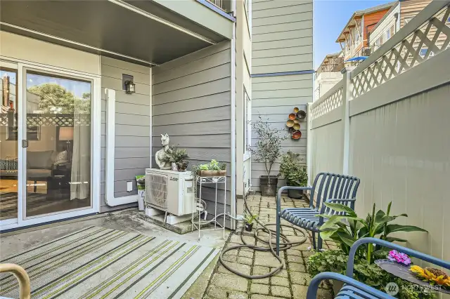 Great outdoor space.New patio door and windows