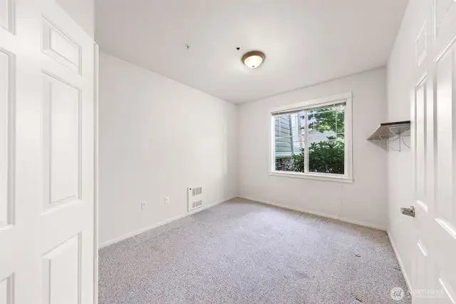 Bedroom 1 with french doors.