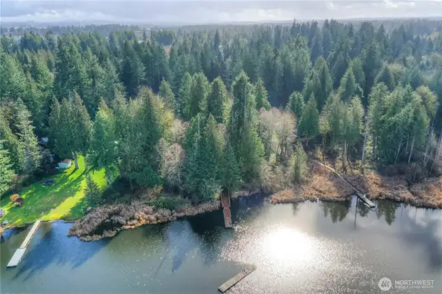 View of private dock for Glenwood Park residents