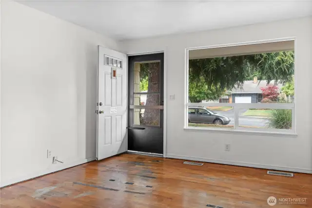Living Room Front Door  1640 South Stevens Street, Tacoma WA 98405