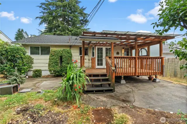 Back of Home 1640 South Stevens Street, Tacoma WA 98405