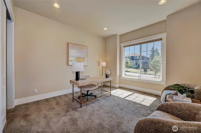Large den w/ French Doors