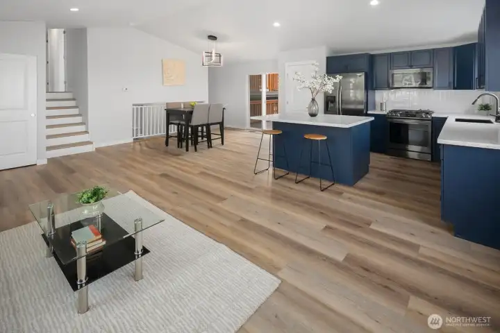 Kitchen and stainless steel appliances