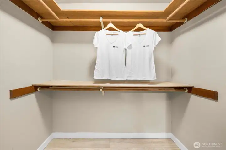 Primary - walk-in closet.