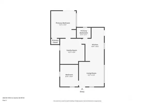 Overall layout of the space.
