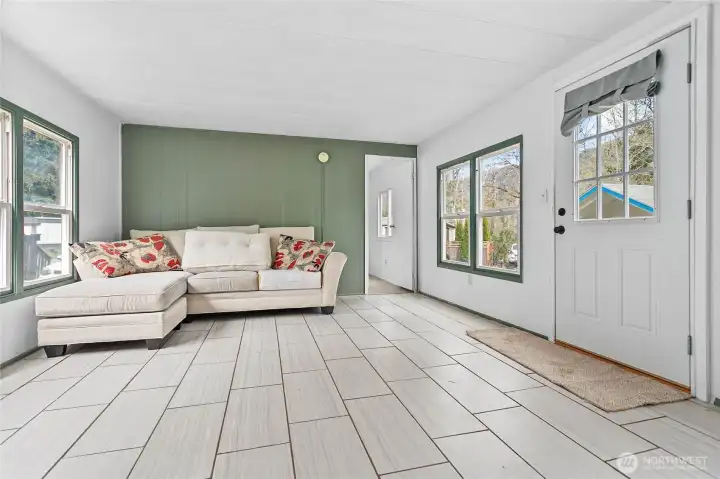 Room for a dining area.