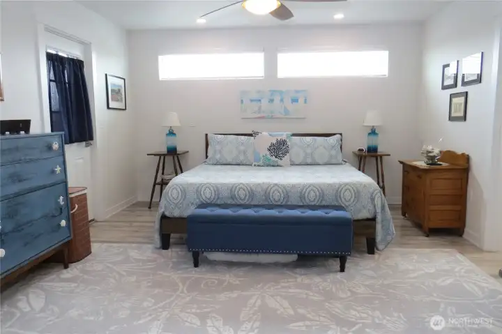 The primary suite is secluded in the back of the home for supreme privacy!